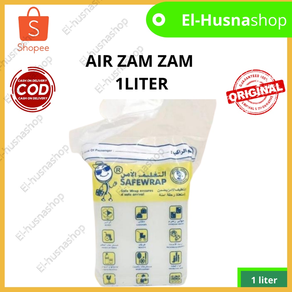 

Air Zam-Zam 1 Liter Asli Dan Zam Zam Bermanfaat Bagi Tubuh