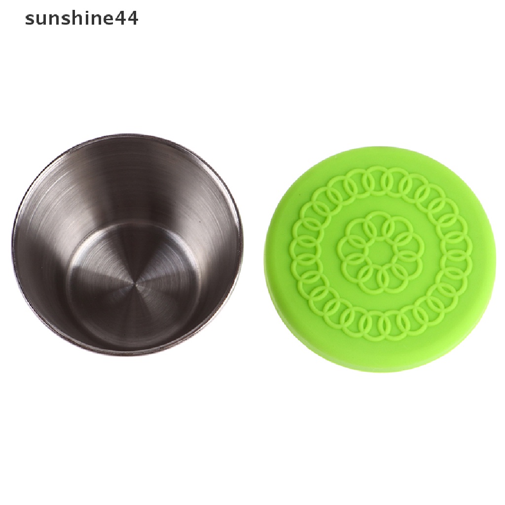 Sunshine Botol Saus / Bumbu Bahan Stainless Steel Reusable Dengan Tutup