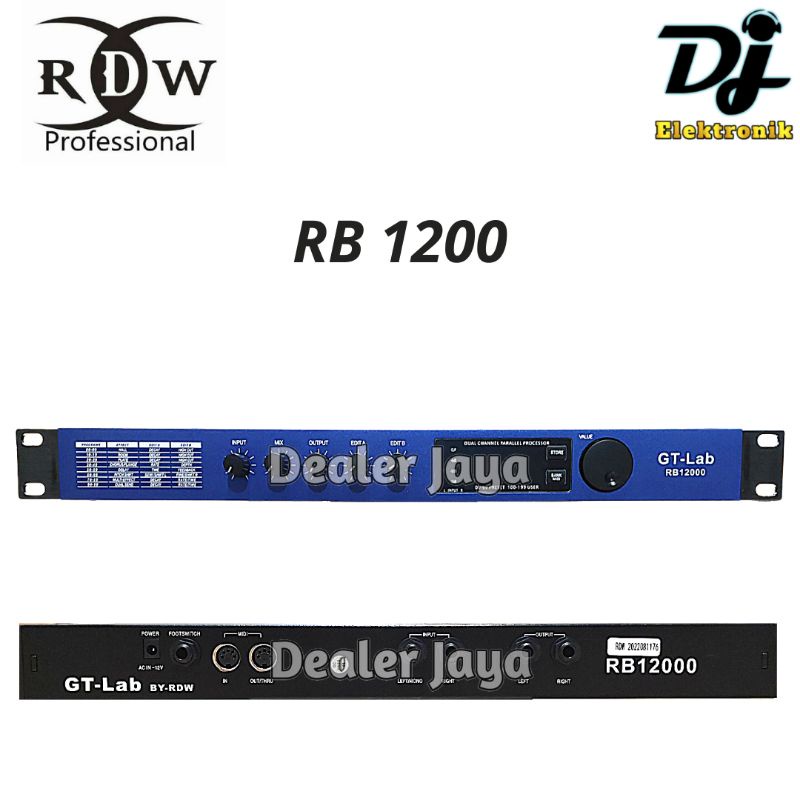 Efek Vokal / Effect Vocal RDW RB 1200 / RB1200