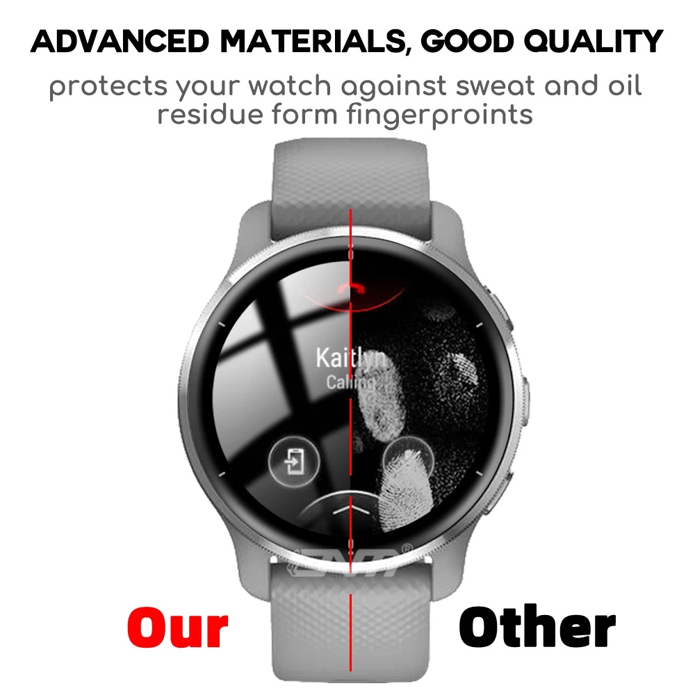 Film Pelindung Layar Smartwatch Garmin Venu 2 Plus Full Curved HD Flexible Anti Gores / Ledakan