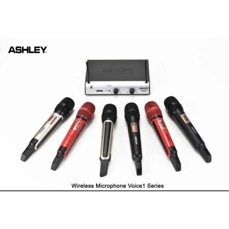 Mic Wireless Ashley Voice 1 Original(COD) Mic Wireless ASHLEY Voice 1  ORIGINAL GARANSI RESMI ASHLEY