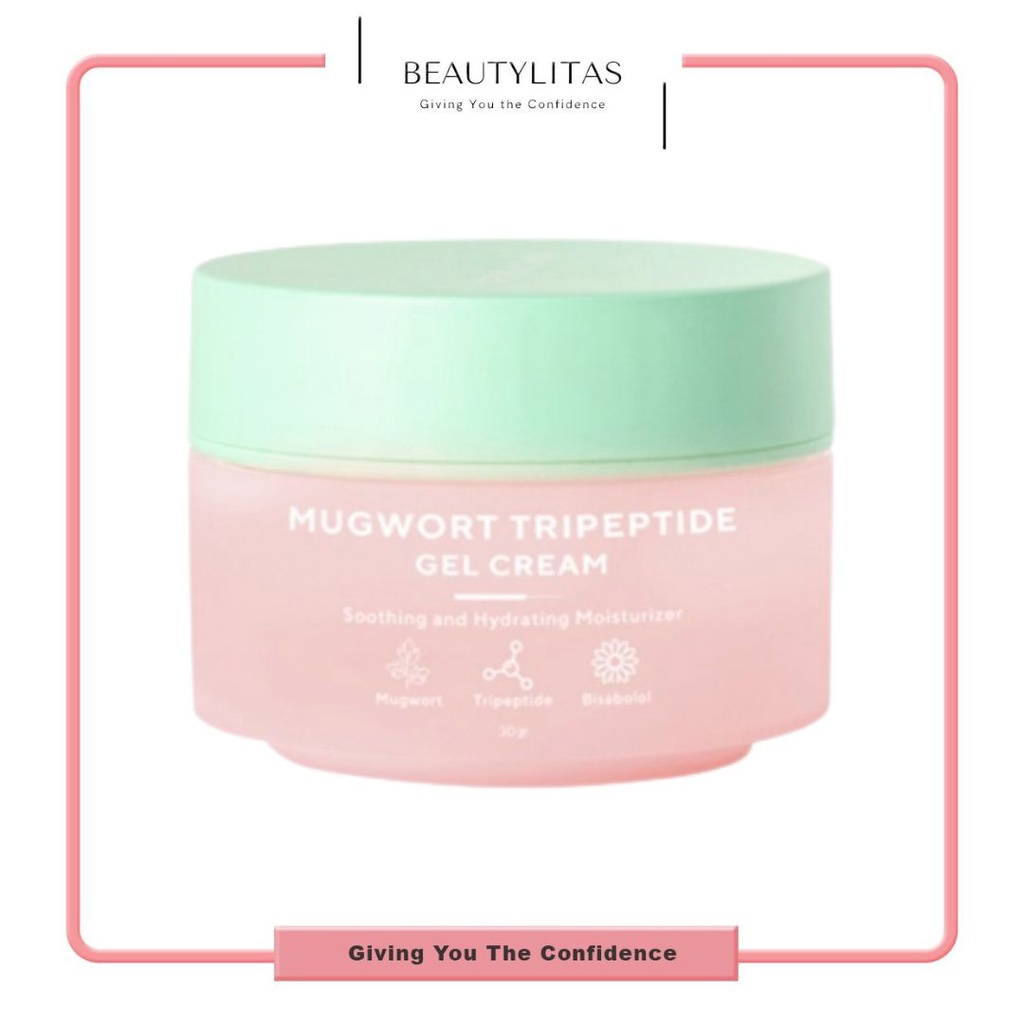 TRUE TO SKIN - Mugwort Tripeptide Moisturizer Gel Cream - Soothing &amp; Hydrating (Pelembap Gel Krim Pagi Malam)