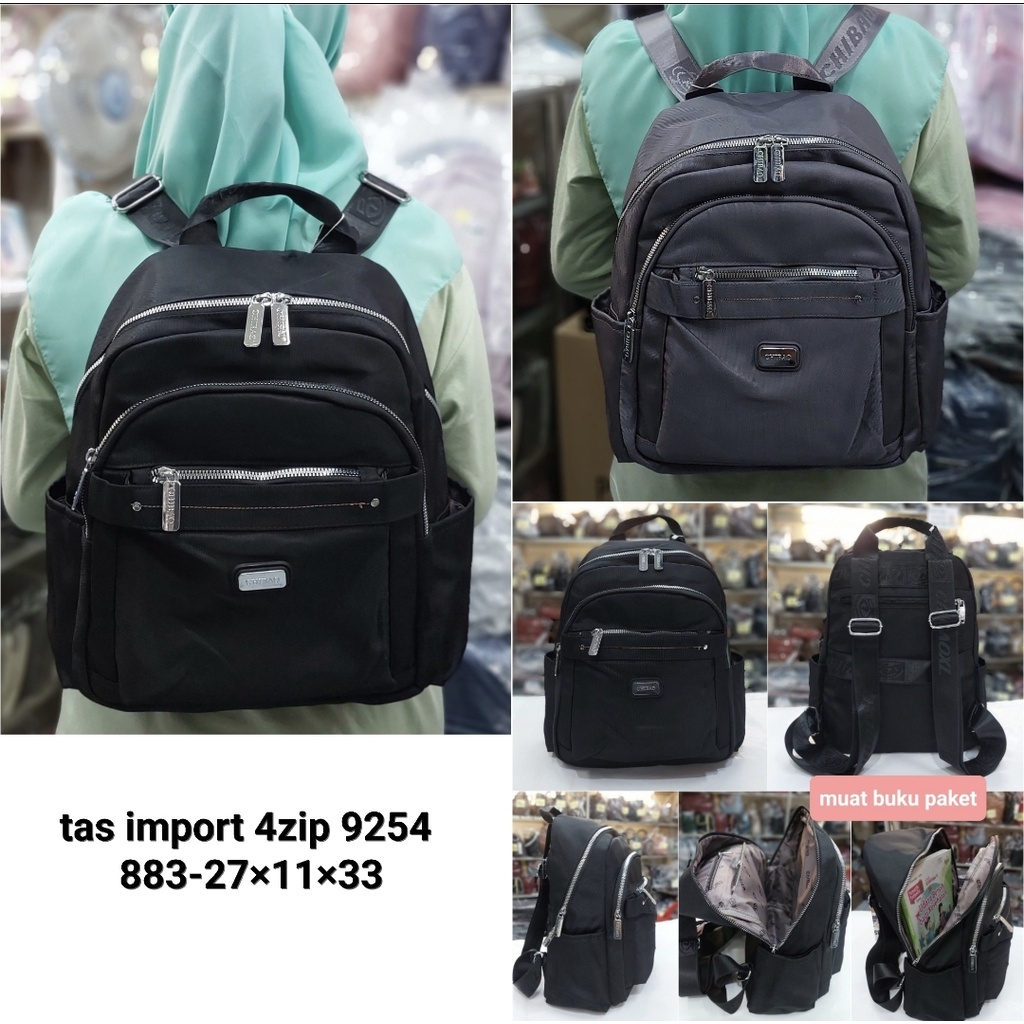 Tas import fashion wanita ransel parasut super high quality yg berkualitas