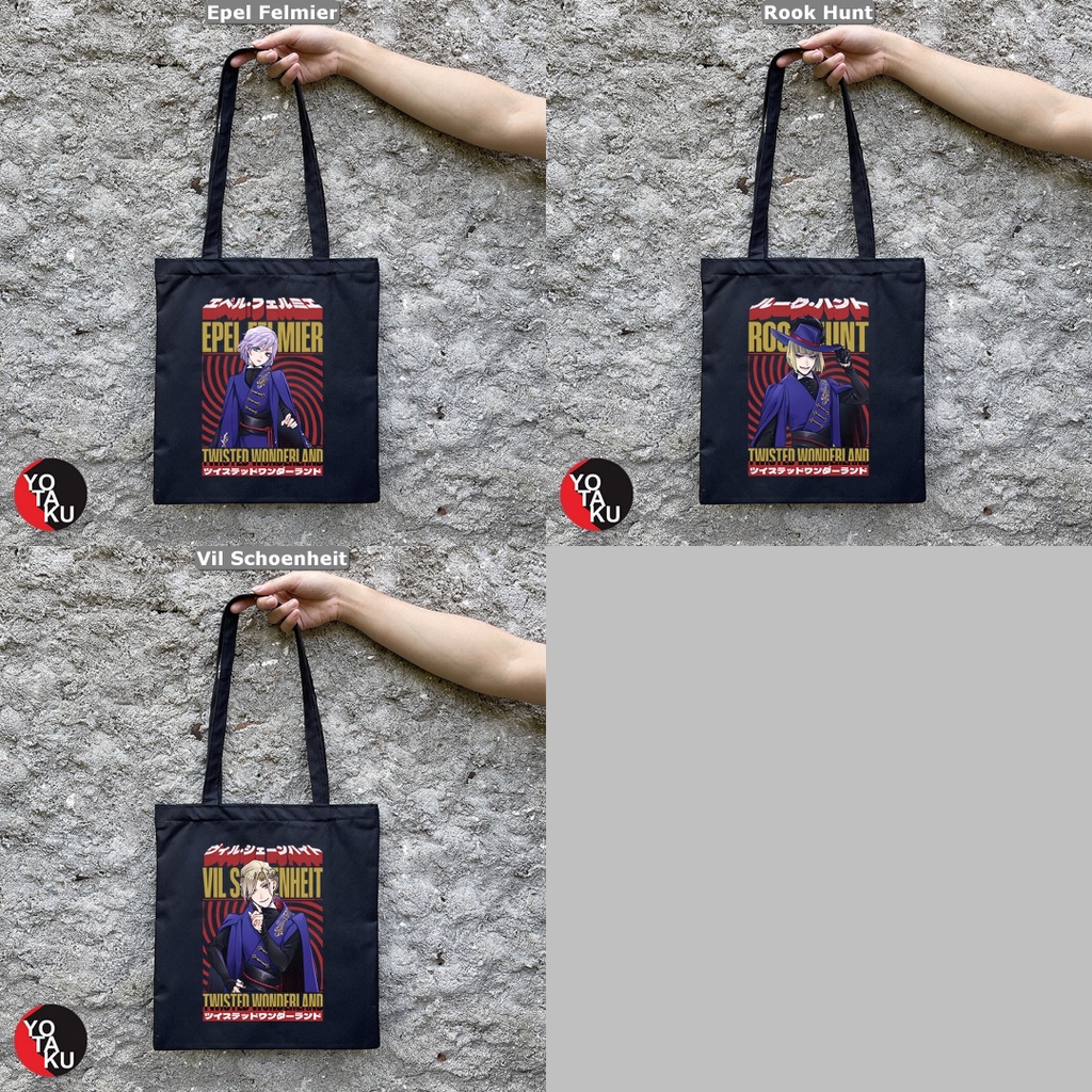 Tas Tote Bag Twisted Wonderland (Pomifiore) YOTAKUSHOP