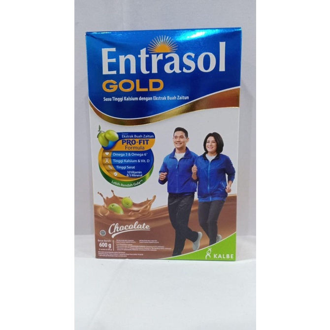 

[ COD ] Entrasol Gold rasa coklat, 600gr