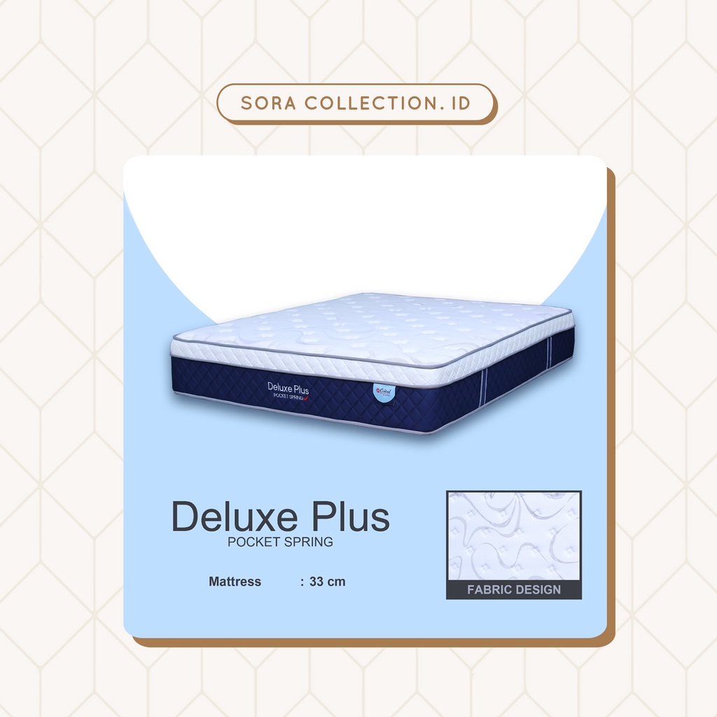 Central Springbed Deluxe Plus Pocket Uk 140x200 ( hanya kasur )