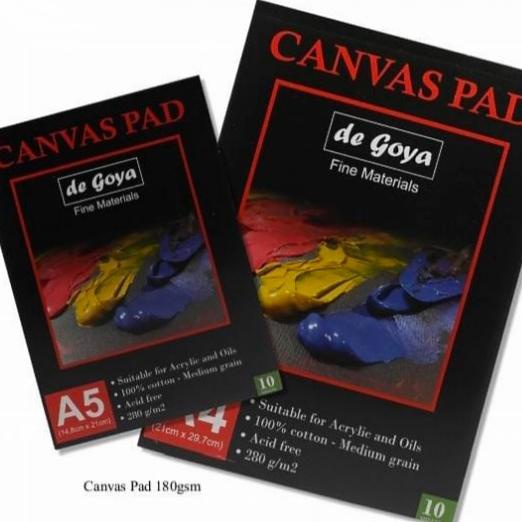 

A3 DE GOYA DEGOYA CANVAS PAD BUKU KAIN KANVAS LUKIS