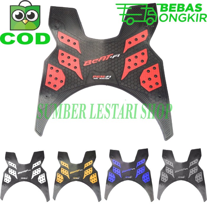 Karpet Motor Monster  Beat FI 2013-2015 injeksi - Abu-abu Aksesoris Aesthetic Vario 125 Karakter Uni