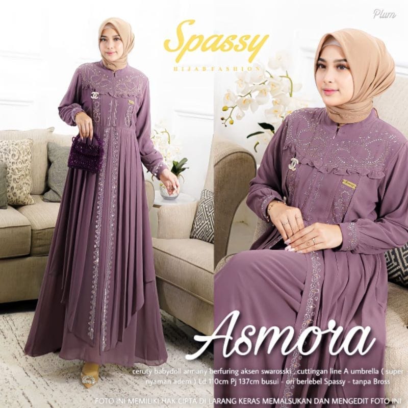 ASMORA MAXI DRESS AKSEN SWARO BUSUI