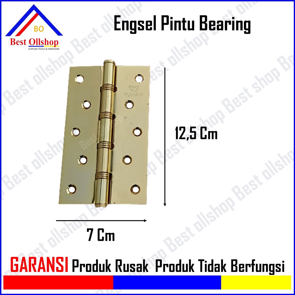 Engsel pintu bearing 5 inch GP / Engsel jendela / Engsel Pintu Rumah 5 Baut CP