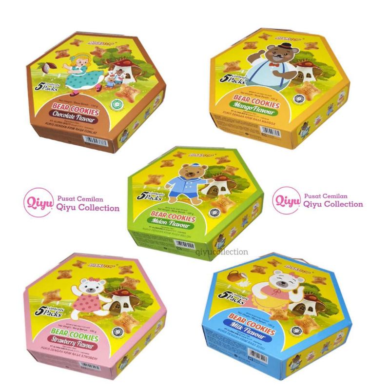 

Bear Family - Kue Biskitop Parsel Lebaran - Hampers Kue Murah - Kue Coklat