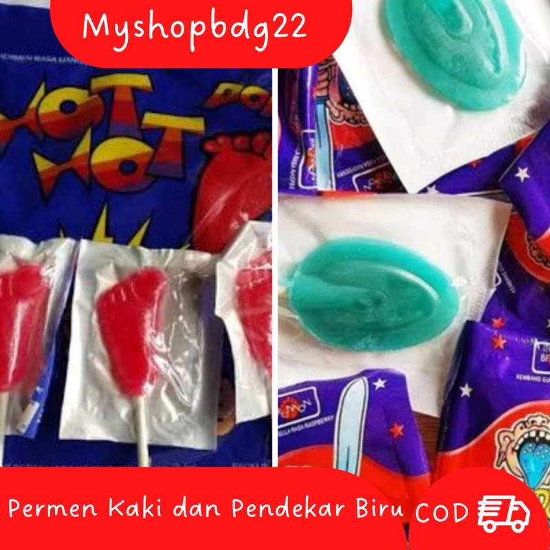 

Permen Jadul Hot Hot Pop / Permen Kaki / Permen Pendekar Biru