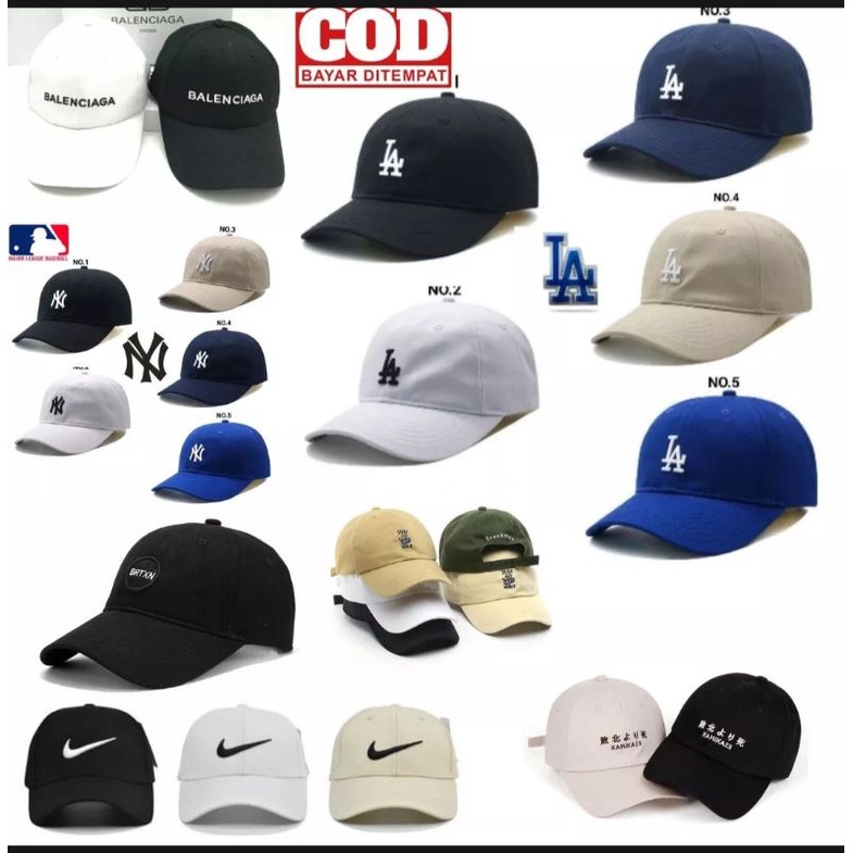 Topi Olahraga Sport Fashion / Gym Golf Basket Voli Baseball Cowok Cewek Pria Wanita Polos Ukuran Dewasa