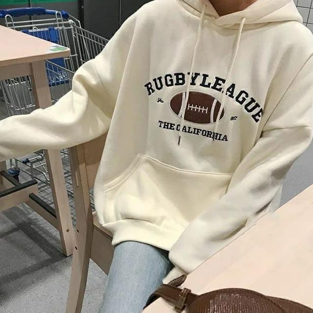 Booming SWEATER HOODIE WANITA || RUGBY CALIFORNIA SWEATER HOODIE