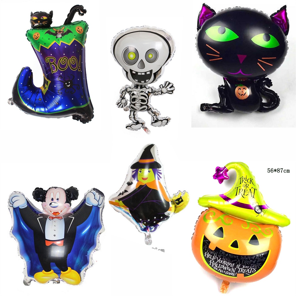 Jual Balon Foil HALLOWEEN | Balon HALLOWEEN JUMBO | PUMPKIN | SKULL ...