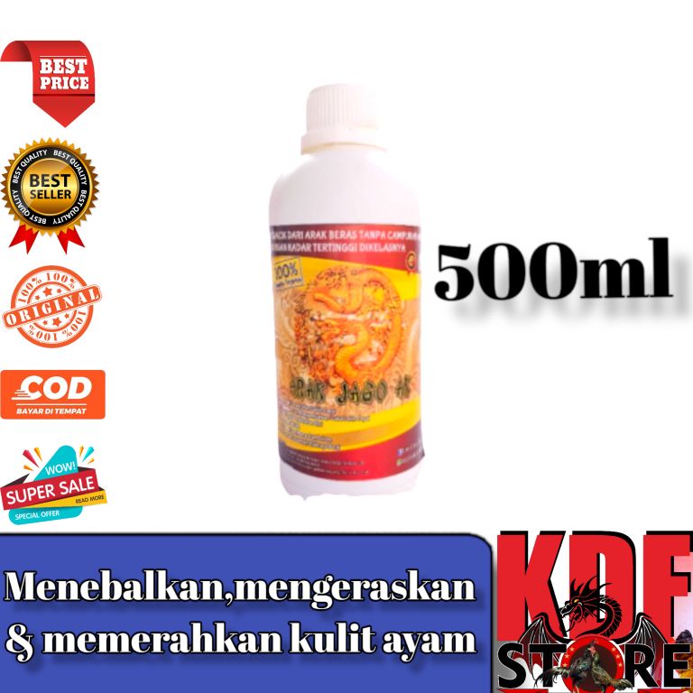 ARAK JAGO AK WUXIANG 500 ML - menebalkan kulit ayam setelah laga