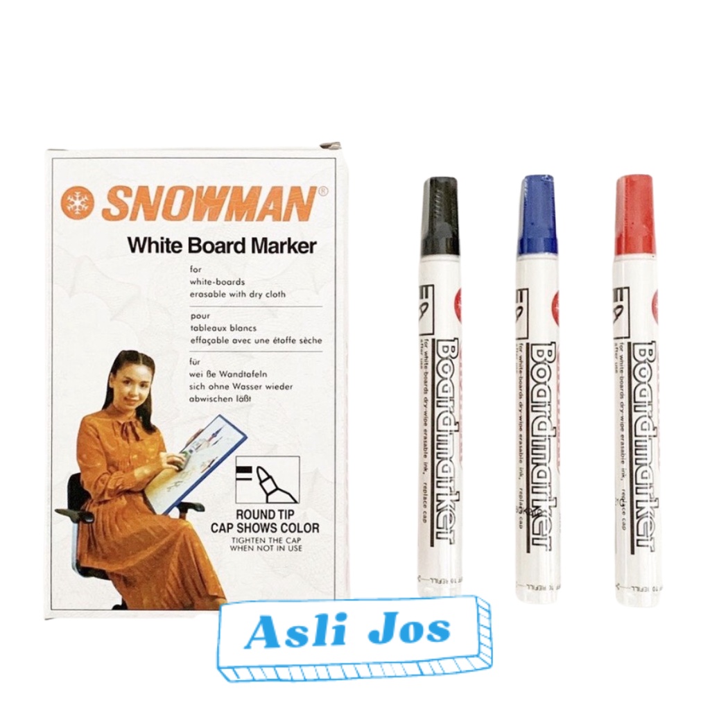 

Spidol Snowman White Board BG-12 Spidol Papan Tulis