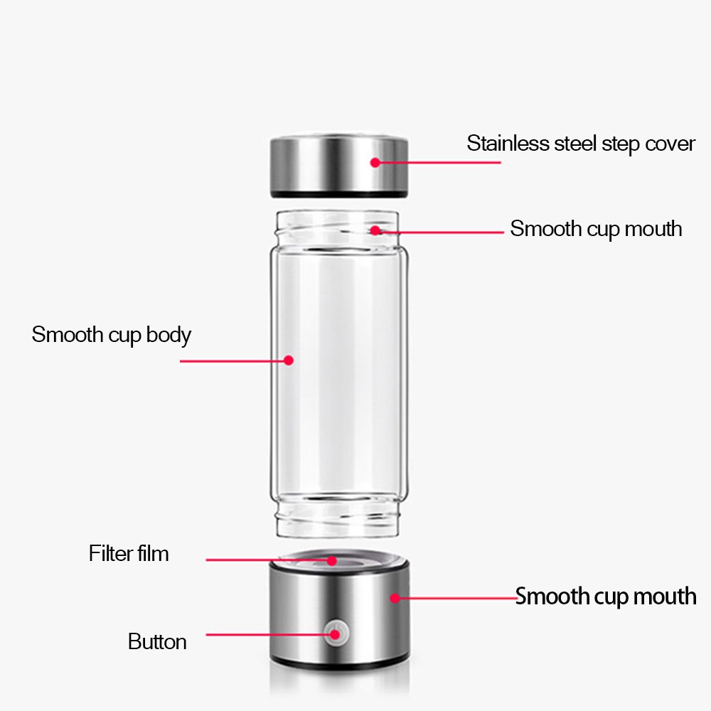Botol filter Air Hydrogen Generator Ionizer Elektrik Anti Oksidan