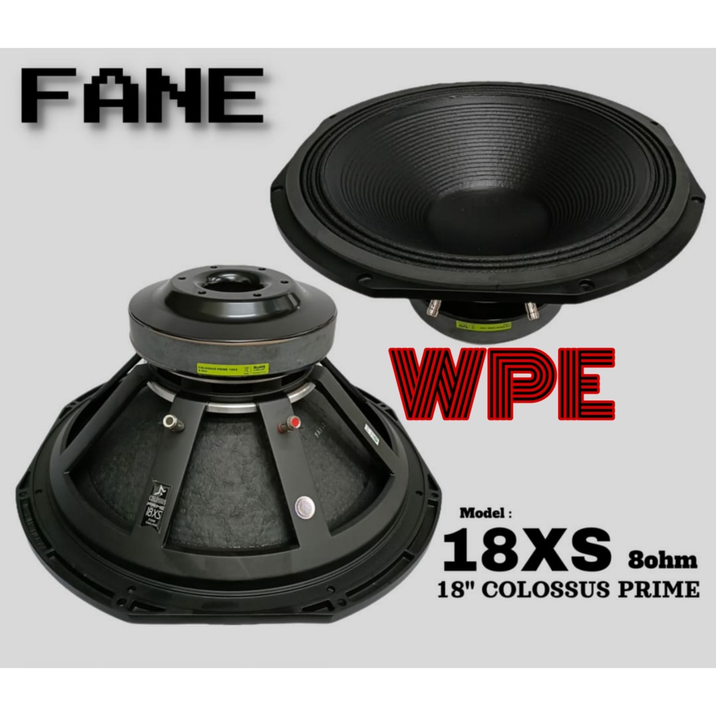 speaker komponen fane colossus 18xs 18 xs 18inch original
