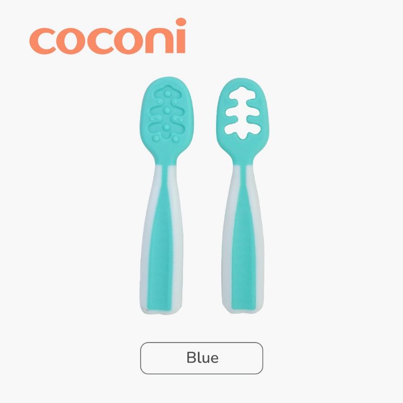 Coconi My First Pre Spoon / Sendok Belajar Makan Bayi ( Numnum Dips Look a Like )