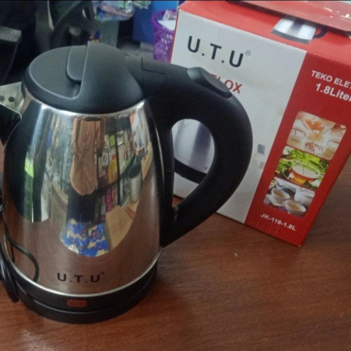 Teko Ceret Listrik Hotel Stainless UTU 1.8 Liter