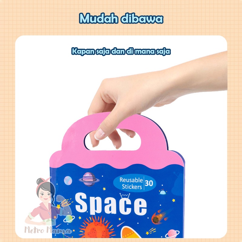 Buku Aktivitas Anak Stiker Magnetik Premium Magnetic Sticker Book