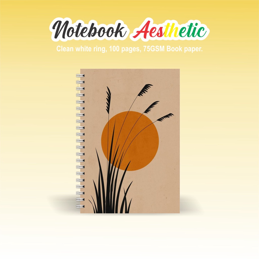 

Notebook Aesthetic BOOKPAPER GRID/KOTAK2#DOTTED/TITIK2#BLANK/POLOS#GARIS/LINE