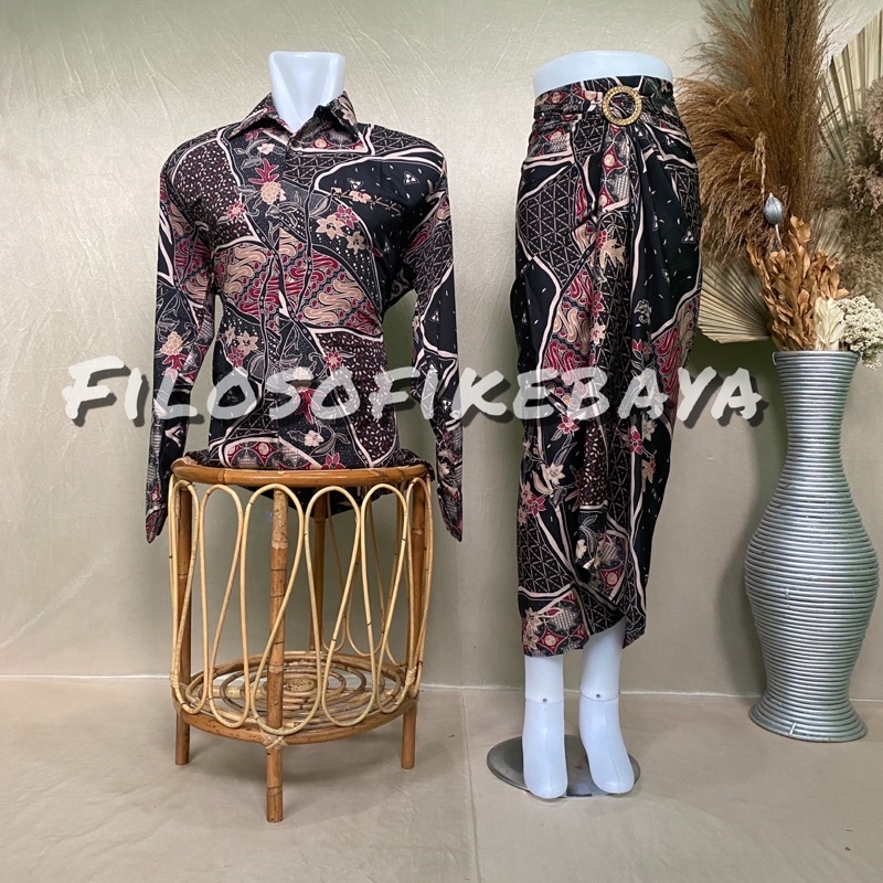 ROK LILIT BATIK COUPLE / BAJU BATIK COUPLE / KAIN LILIT PREMIUM / BATIK SET / BATIK COUPLE / BATIK LENGAN PANJANG / BATIK COUPLE ROK LILIT / ROK LILIT COUPLE BATIK / BAWAHAN KEBAYA