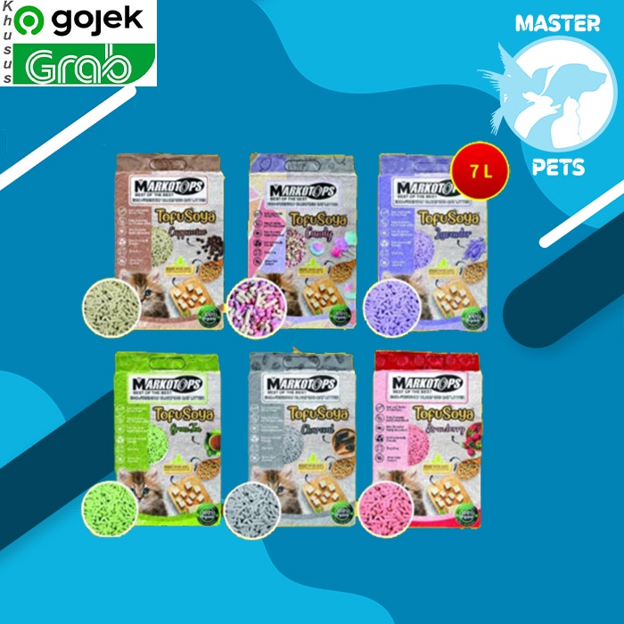 Markotop Soya Tofu Clump Cat Litter 7 Cat Litter Pasir Kucing