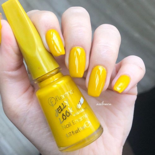 [ JL30 MUSTARD ] Kutek FLORMAR Kutek Halal Cat Kuku Kuning Kunyit Non Peel Off Nail Polish