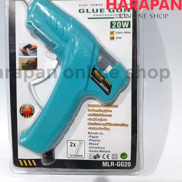 

GLUE GUN MOLLAR / ALAT TEMBAK LEM / LEM TEMBAK / 20 W MOLLAR B07 6117