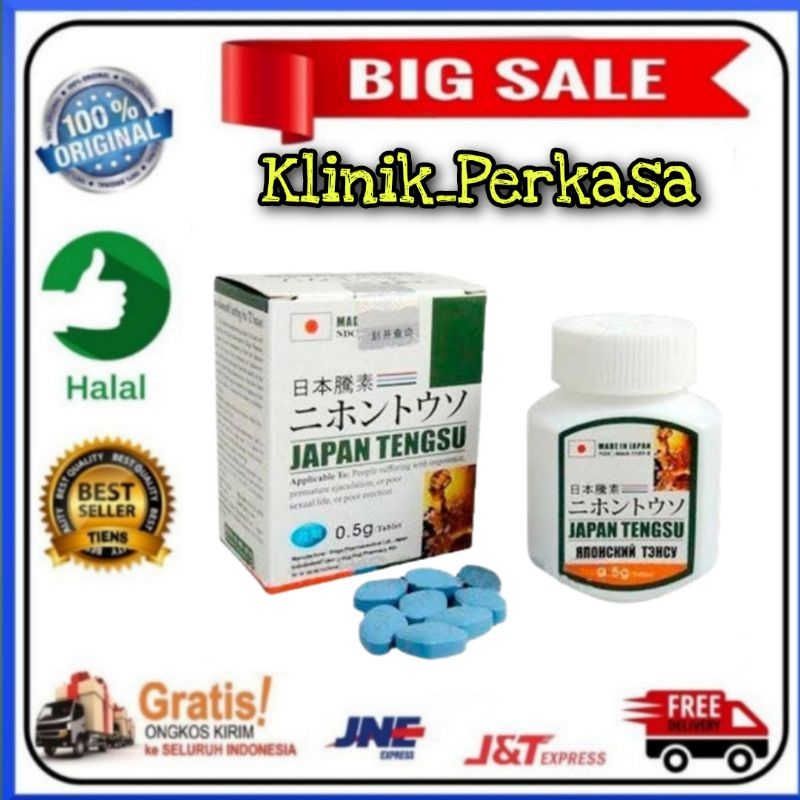 Jual Japan Tengsu Original Obat Kuat Pria Perkasa Pil Biru Tahan Lama