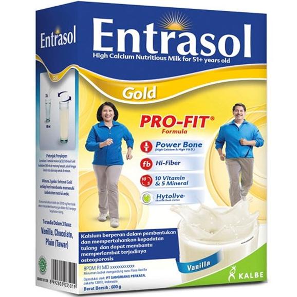 

[ COD ] Entrasol Gold Vanila 600G