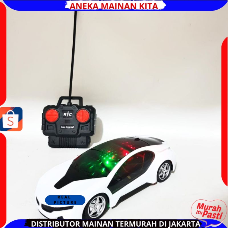 (BISA COD) Mobil RC SPORT CAR 3D Light famous lampu / Mainan Anak Mobil Remote Control Ada Lampu