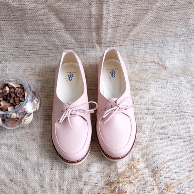 [SIAP KIRIM] BRShoes30 Pink Sepatu Kerja Casual Flat Wanita