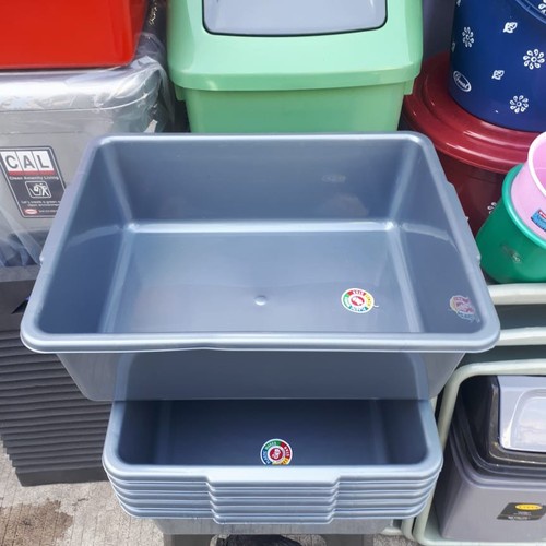 KOMET STAR BAK SEGI KOREA BASKOM SEGI Baskom Segi Plastik Hidroponik / Bak Tahu/ BAK PASIR KUCING