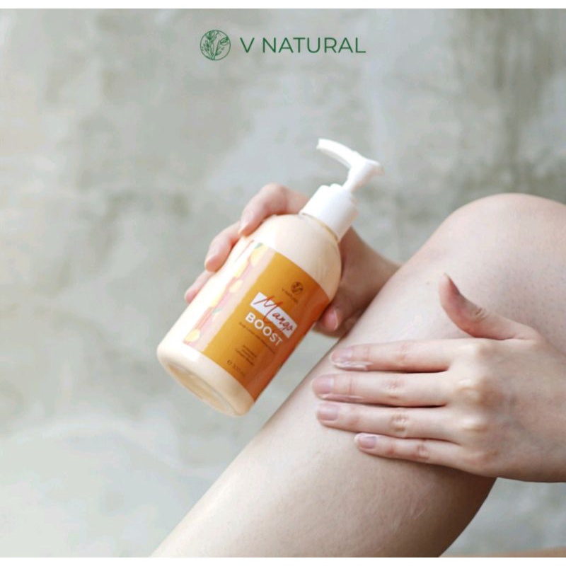 V natural mango boost/brightening body lotion 300ml