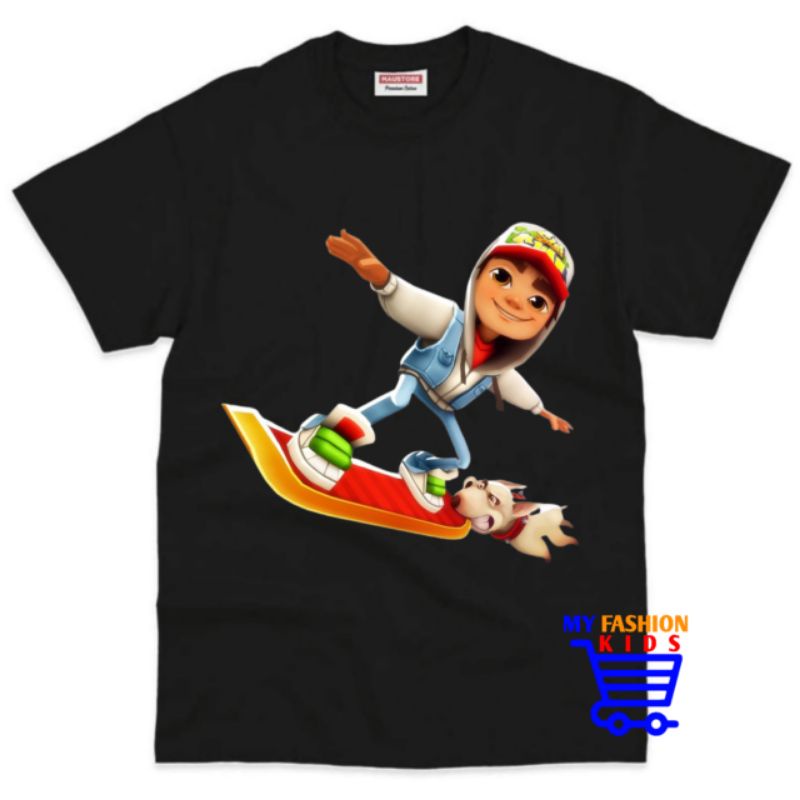 BAJU ANAK KAOS ANAK SUBWAY SURF BAHAN PREMIUM