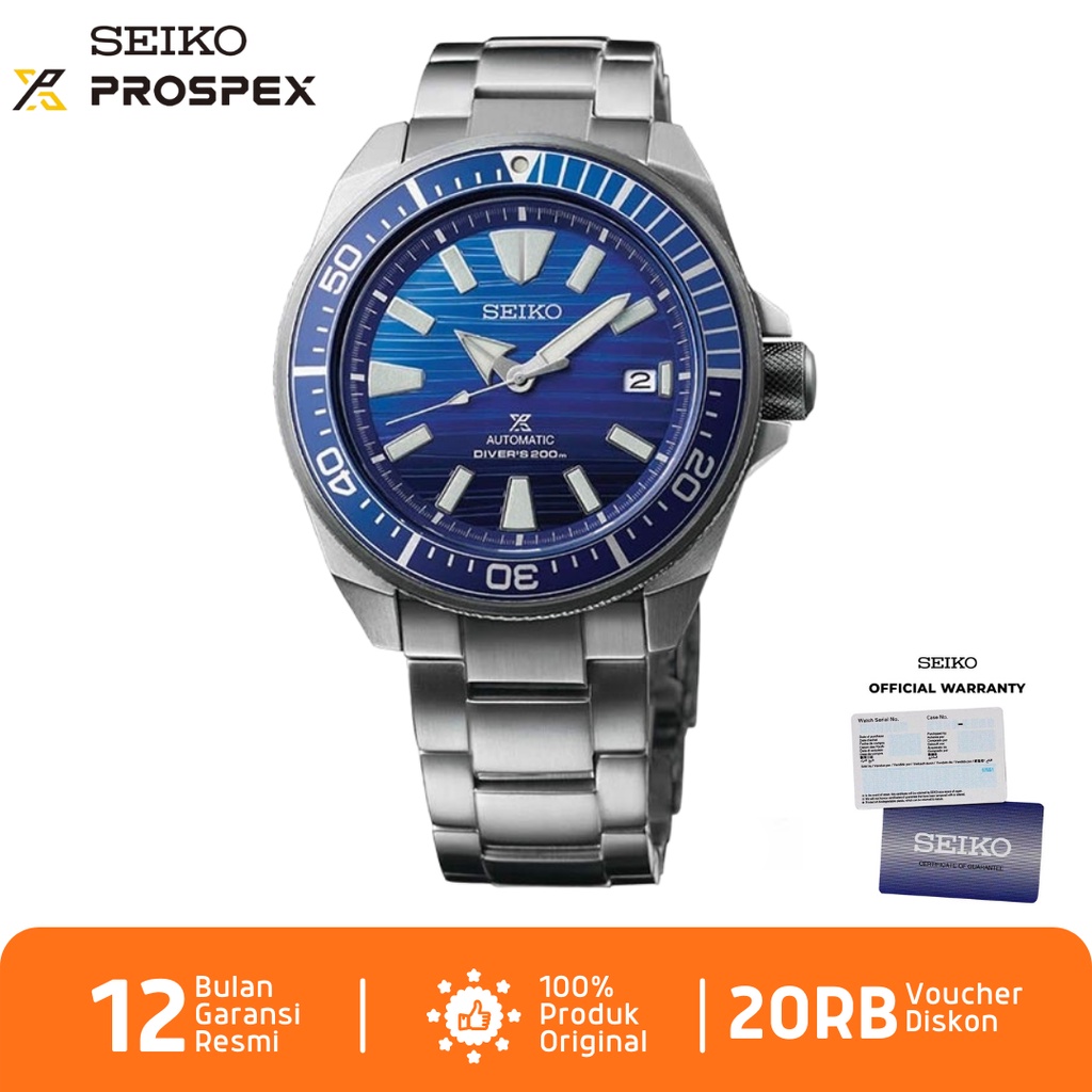 Seiko Prospex Samurai SRPC93 Jam Tangan Pria Seiko Prospex Automatic SRPC93K1 SAVE THE OCEAN SERIES