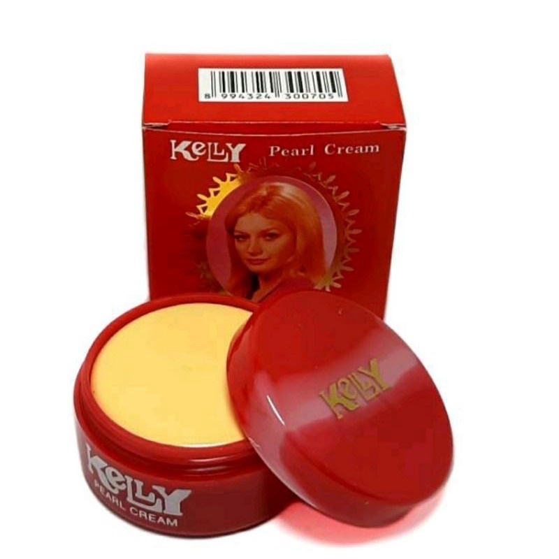 Kelly Pearl Cream Pencerah Wajah Alas Bedak Kelly BPOM