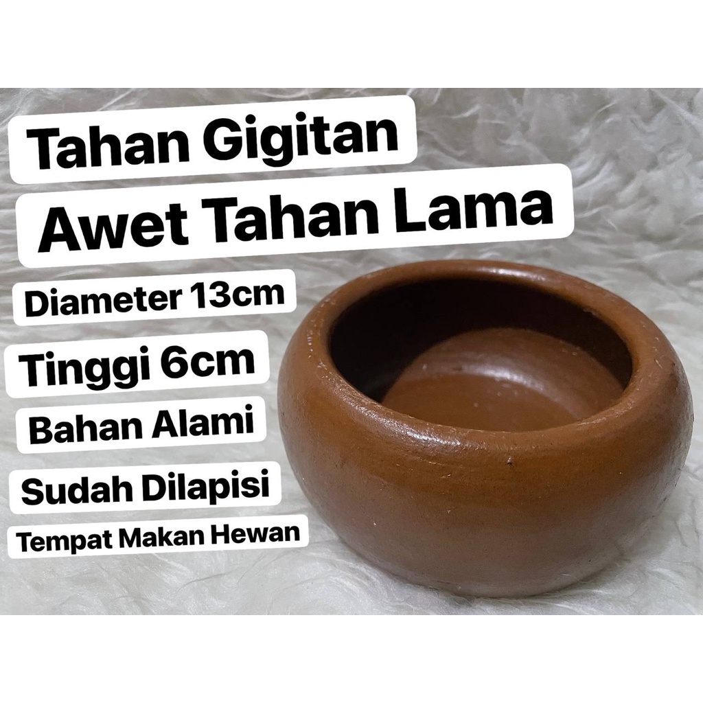 Tempat Makan Hewan Anti Tumpah Tahan air Tiga Kali Lapisan Makan Hewan Cuo Hewan Cuwo kelinci Geraba