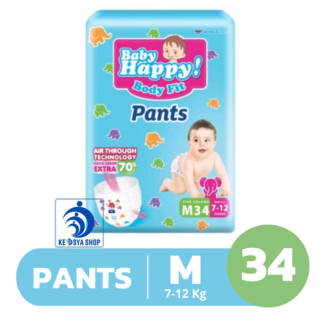 Baby Happy S40/ M34/ L30/ XL26/ XXL24