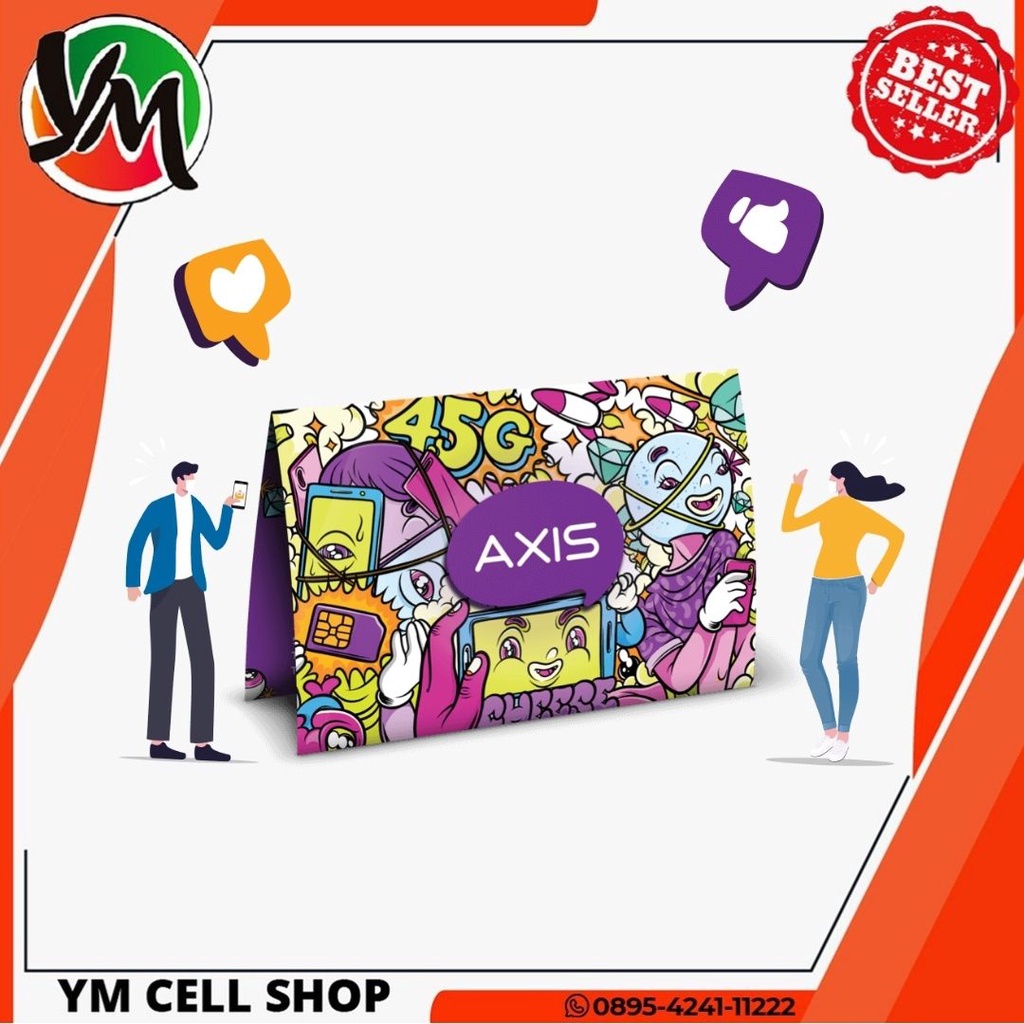 Kartu Perdana Axis / Voucher Kuota Axis Harian