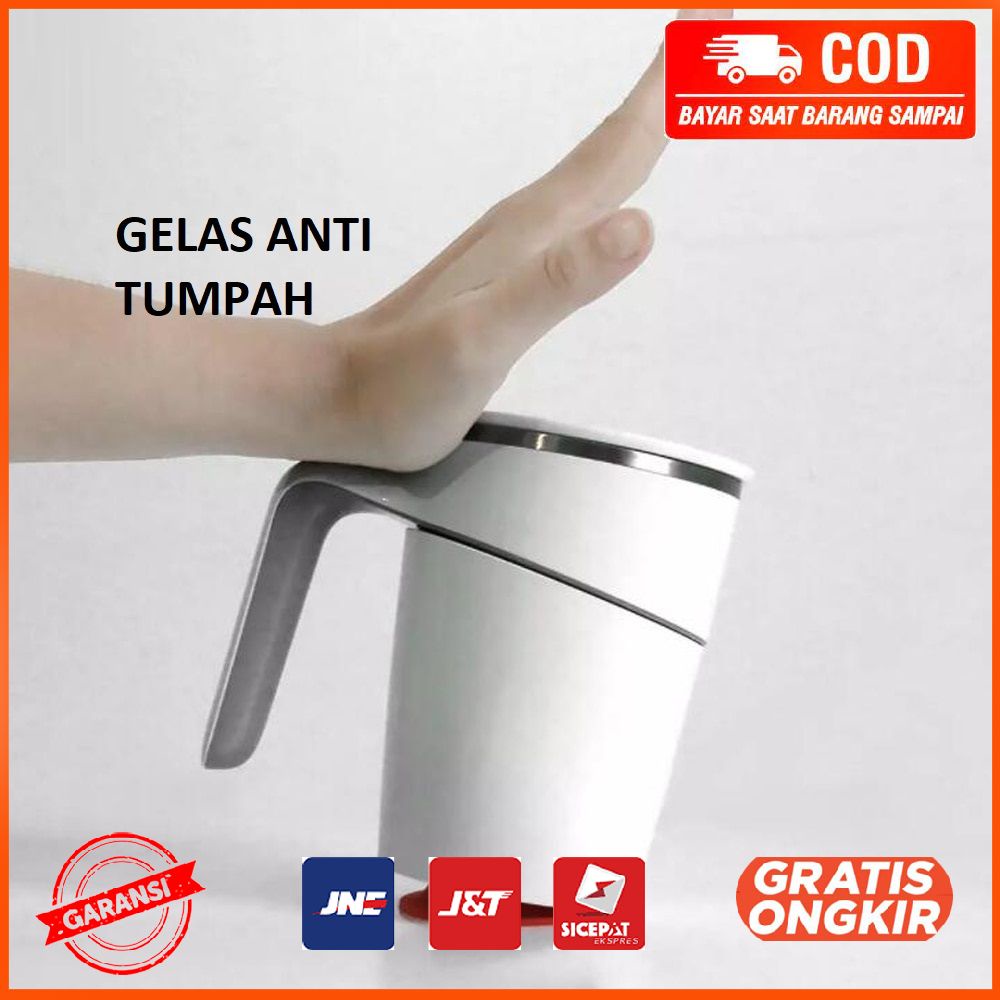 Gelas Stainless Anti Tumpah Suction Cup 470ml