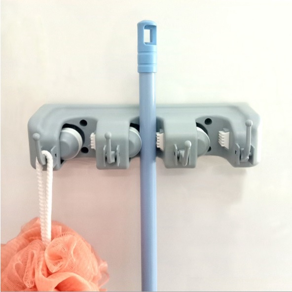 Klip Gagang Sapu Pel Multi Slot / Broom Holder