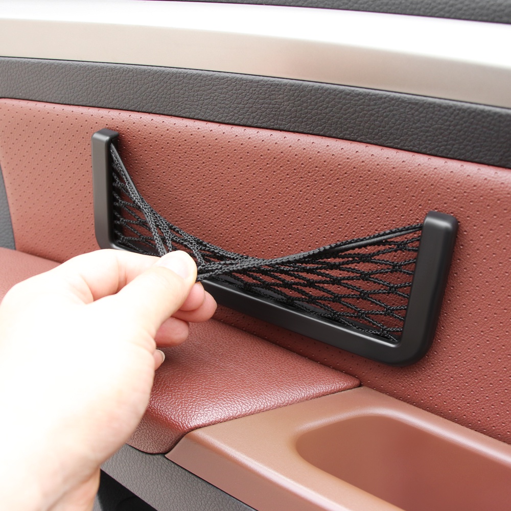 Klip Penyimpanan Tas Penyimpanan Jaring Mobil Phone holder Jaring Tali Elastis Aksesoris Mobil