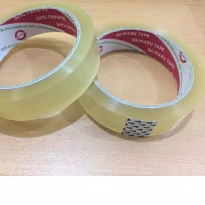 

SALE!!FUMARU 24mm x 70m 1 inch 1"inch isolasi bening sedang 1Pack / 6Pcs|KD4