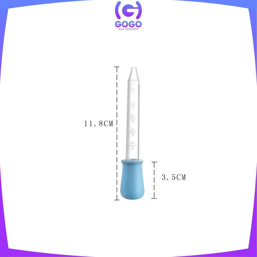 GOGO-C48 Pipet Tetes Obat Bayi Ukuran 5ml / Baby Medicine Feeder Alat Bantu Minum Obat Anak Bayi