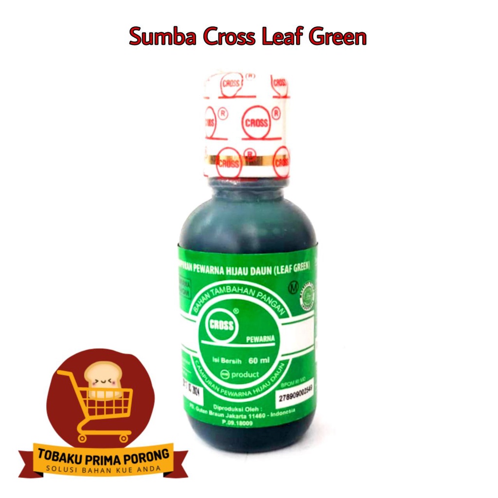 

PEWARNA MAKANAN CROSS - LIQUID ICING LEAF GREEN - BAHAN TAMBAHAN PANGAN - 80 G