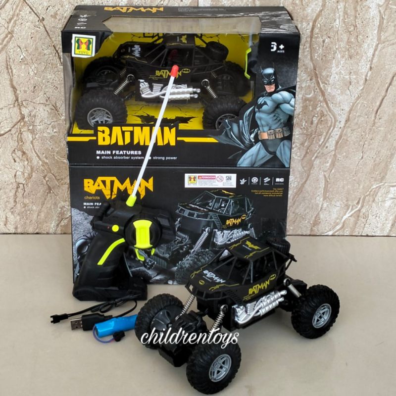Mobil remote control Batman, Mobil R/C Jeep Rock Crawler Batman